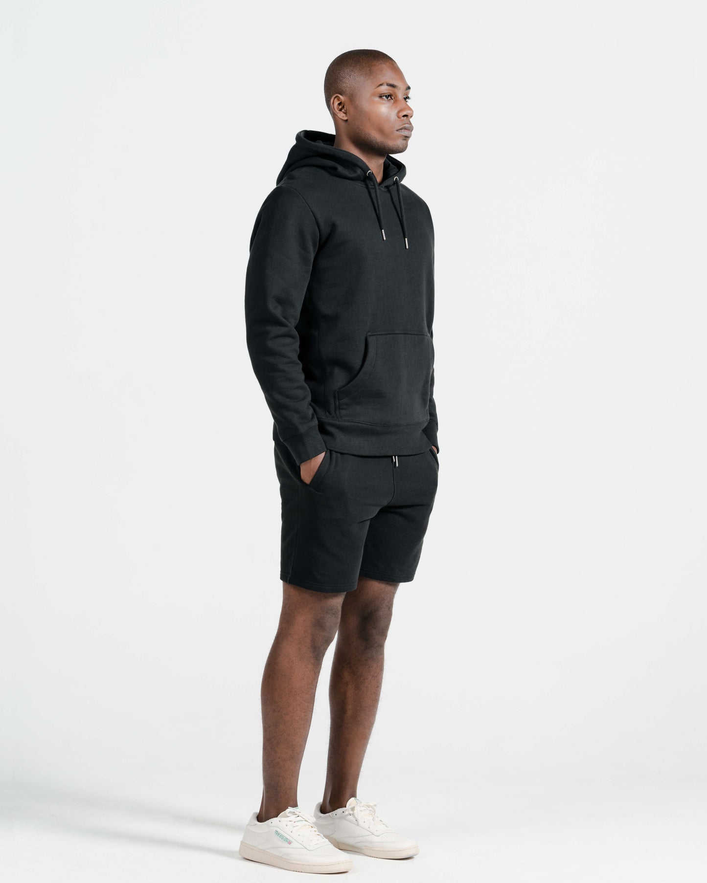 Black Organic Cotton Sweatshorts