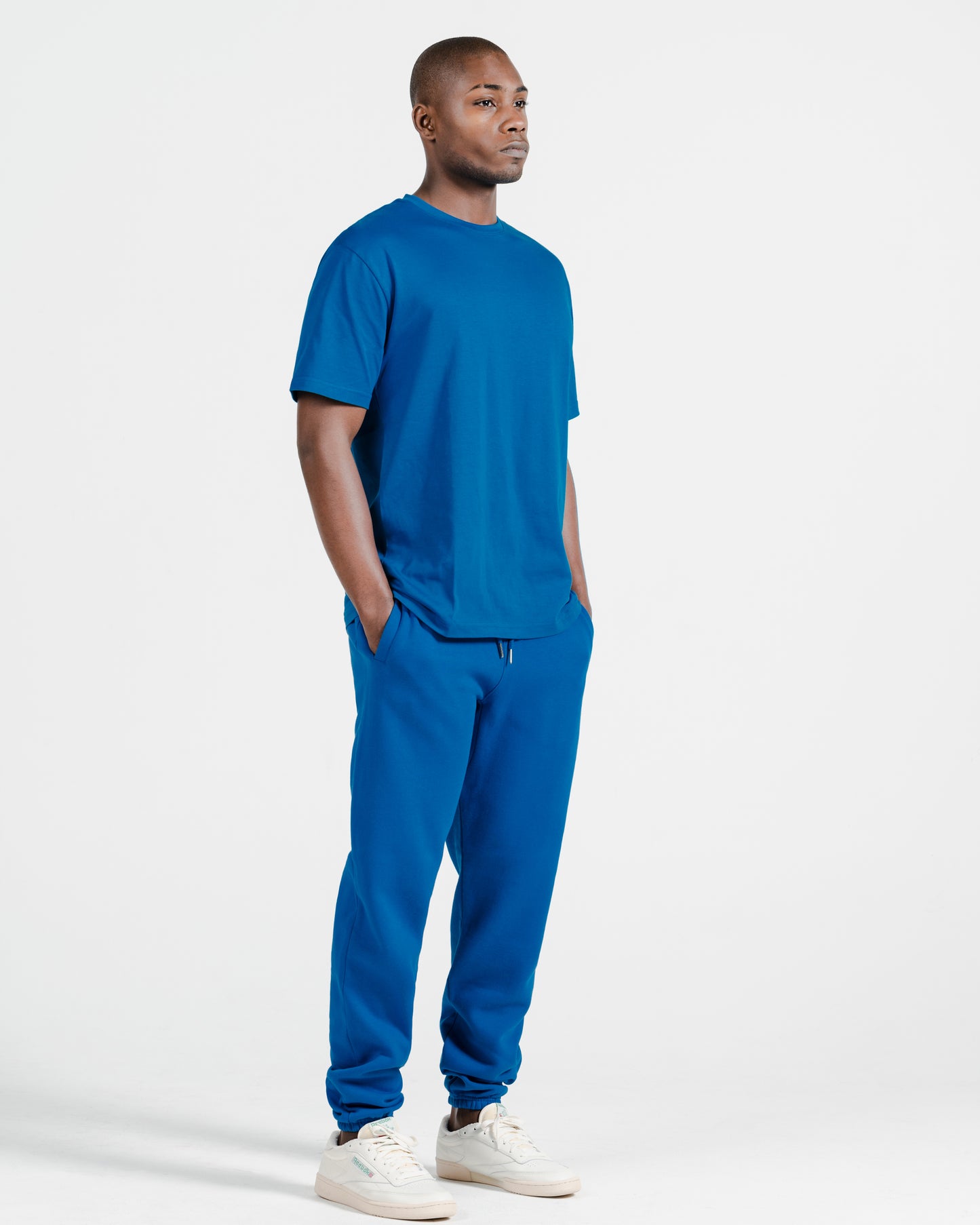 French Blue Organic Cotton Sweatpants