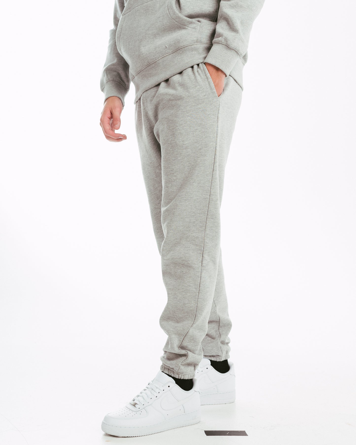 Heather Grey Organic Cotton Sweatpants