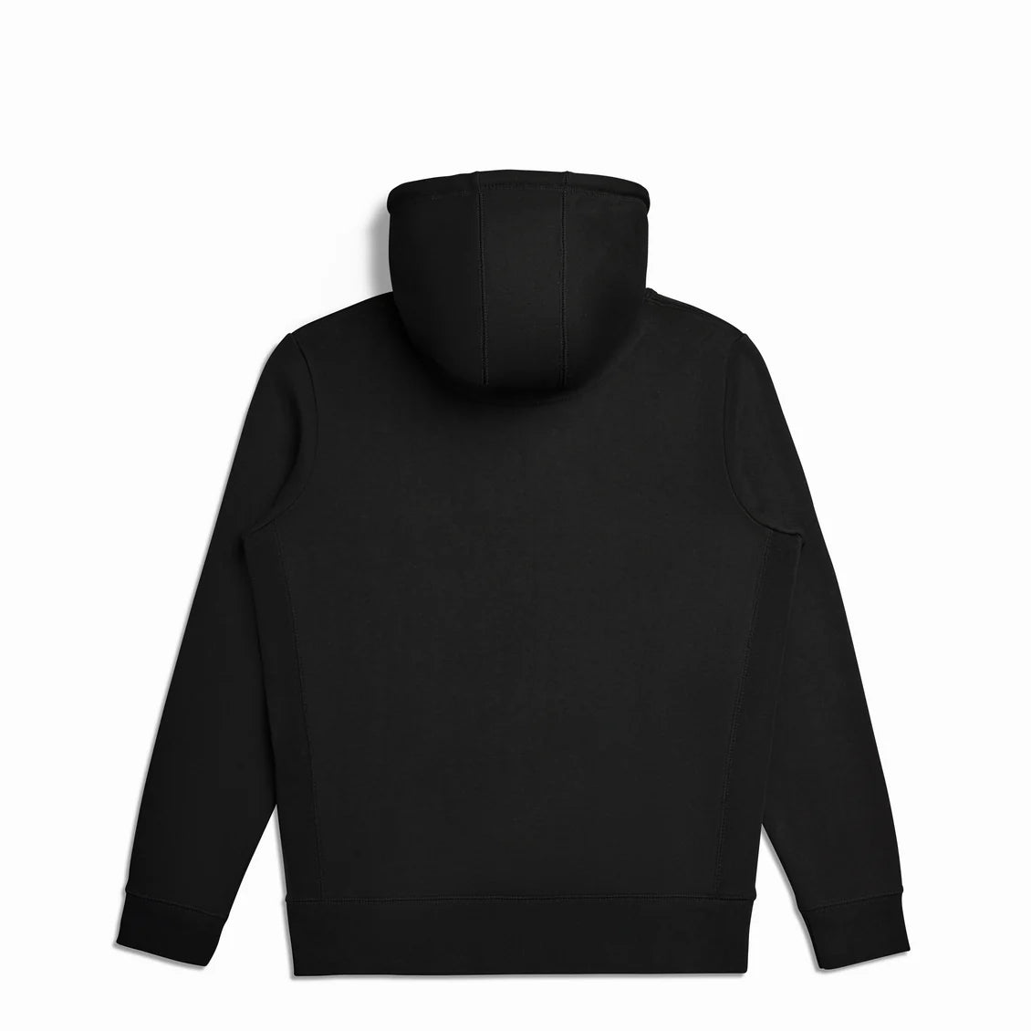 Black Organic Cotton Zip-Up Sweatshirt