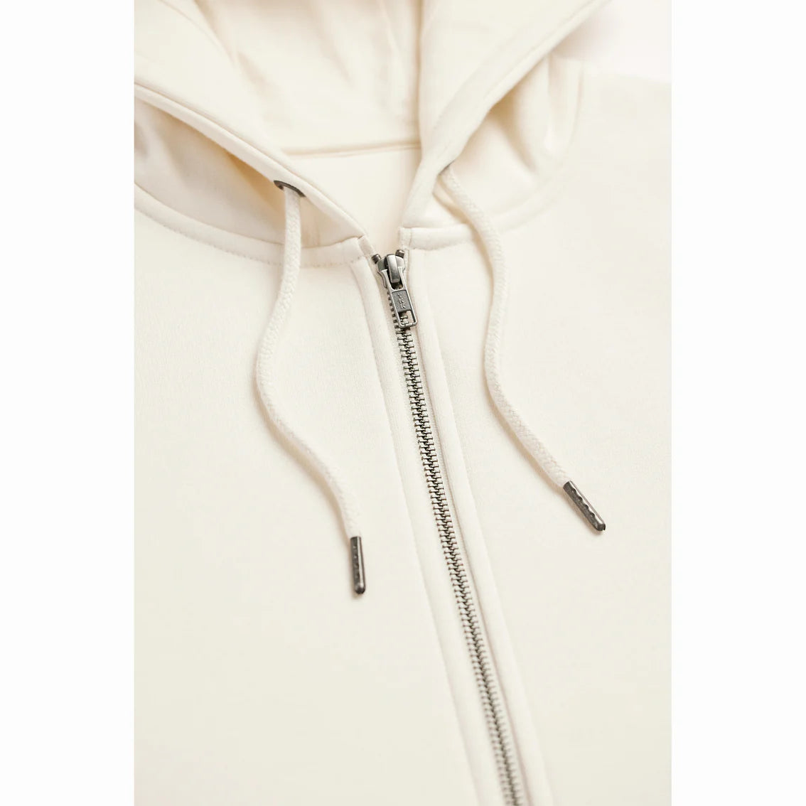 Natural Organic Cotton Zip-Up Sweatshirt