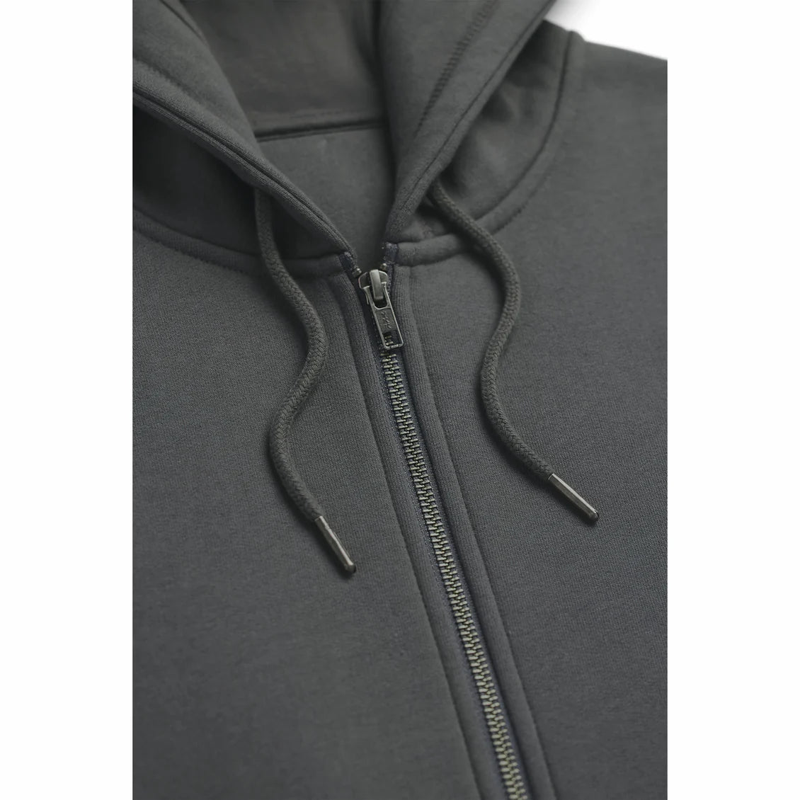 Slate Organic Cotton Zip-Up Sweatshirt