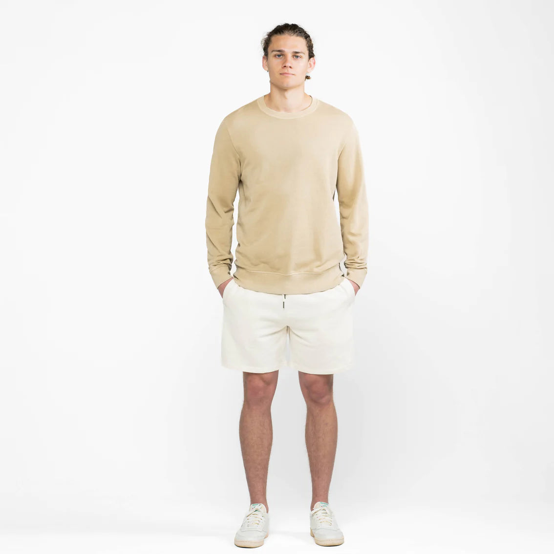 Dune Organic Cotton French Terry Crewneck Sweatshirt