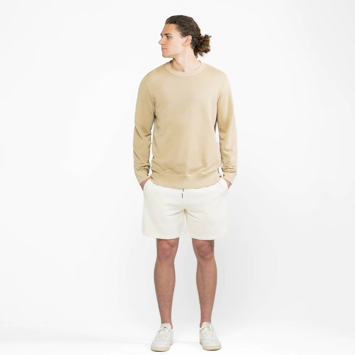 Dune Organic Cotton French Terry Crewneck Sweatshirt