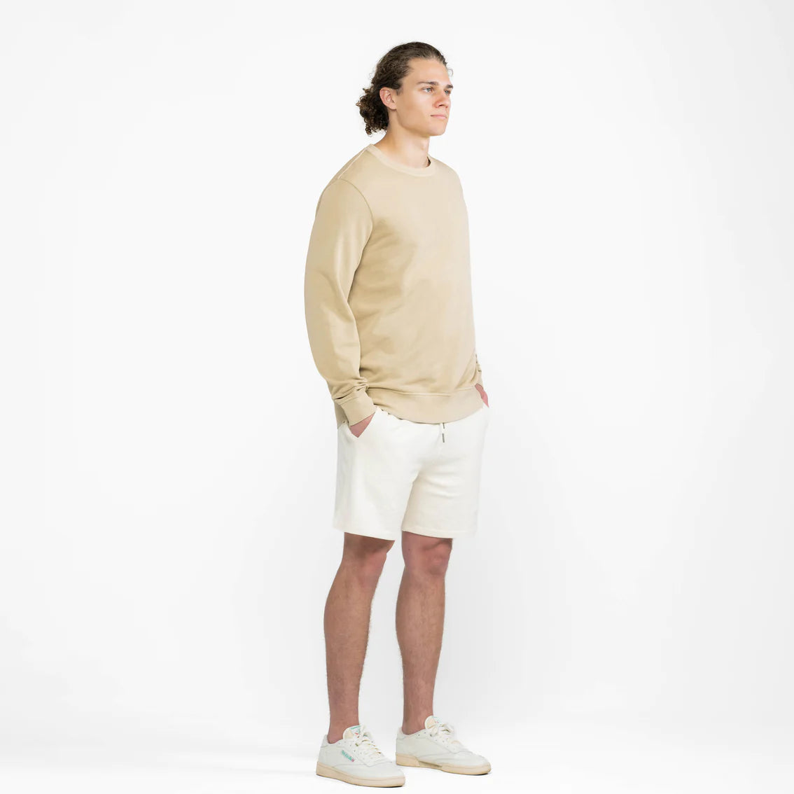 Dune Organic Cotton French Terry Crewneck Sweatshirt