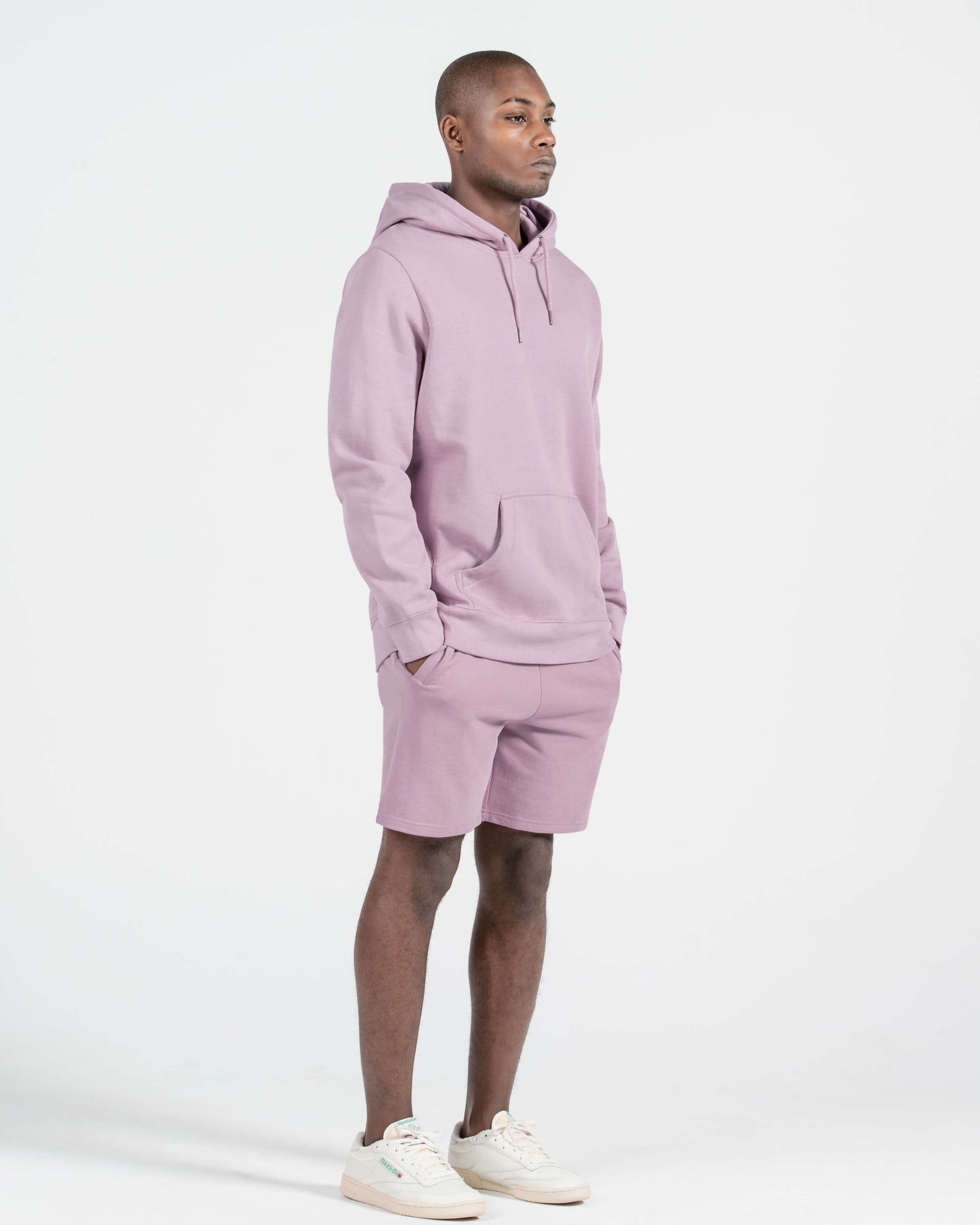 Lavender Organic Cotton Hooded Sweatshirt