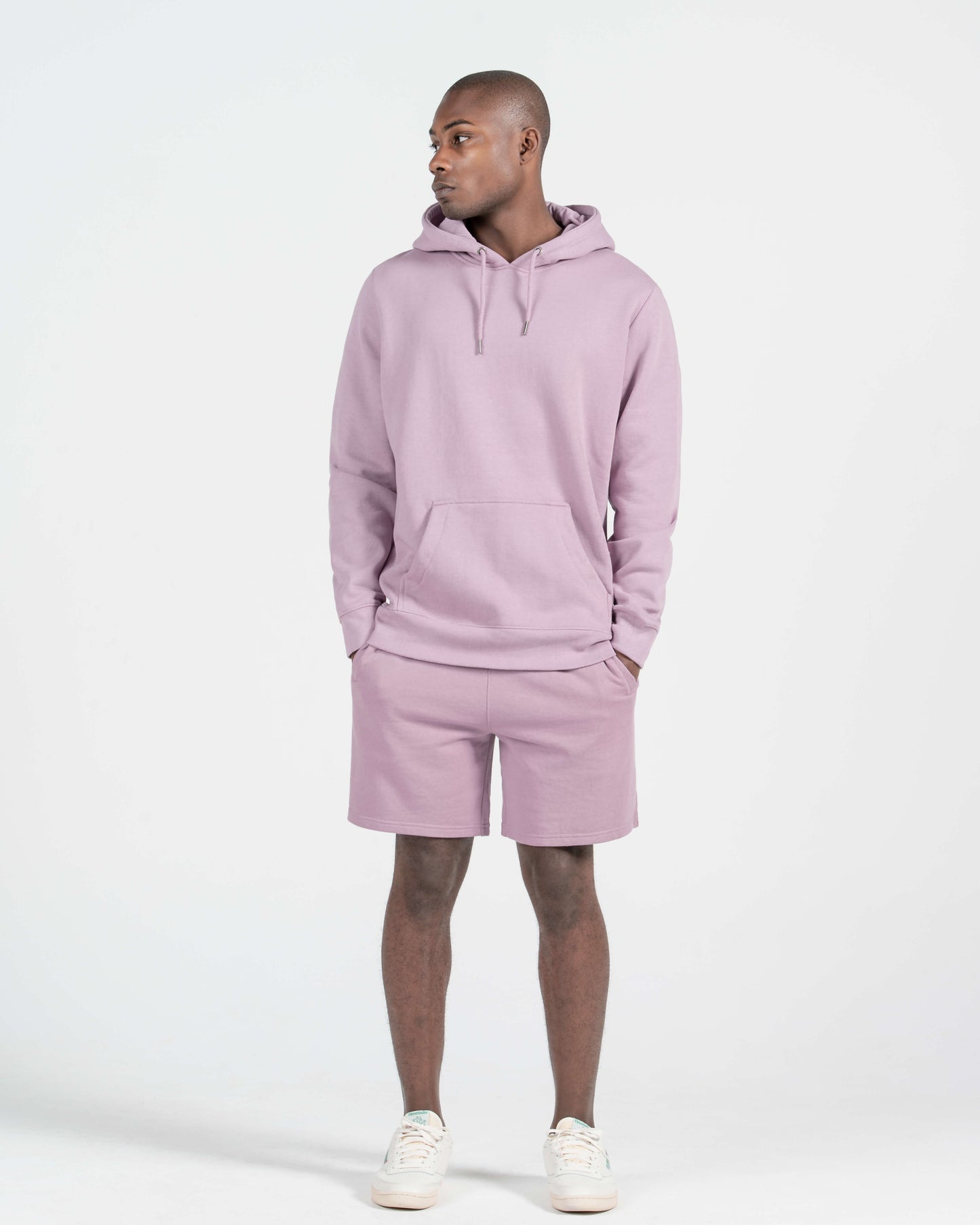 Lavender Organic Cotton Hooded Sweatshirt