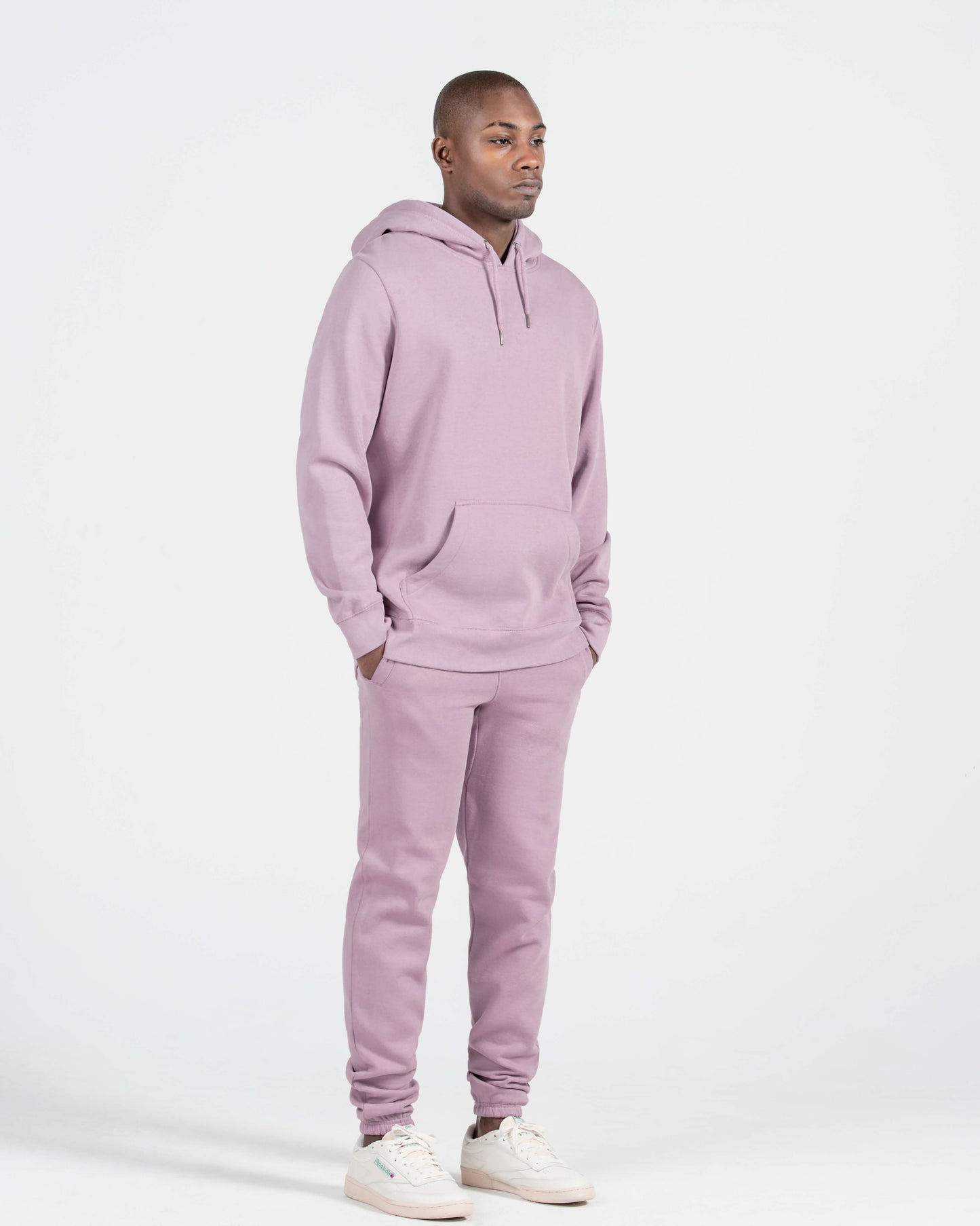 Lavender Organic Cotton Hooded Sweatshirt